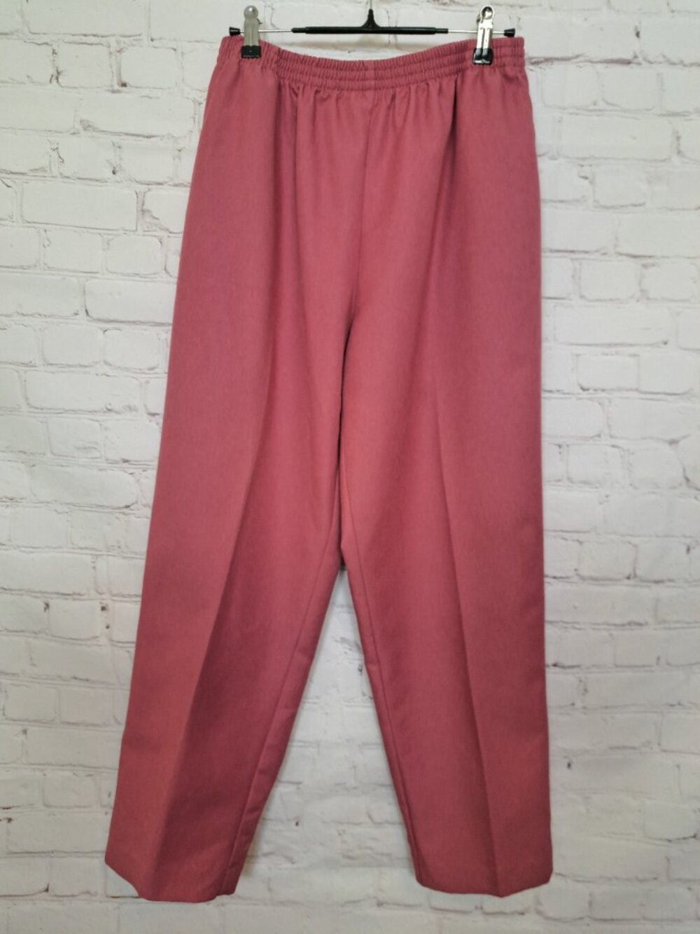 Alfred Dunner Vintage Straight Pull On Casual Pants Size 12